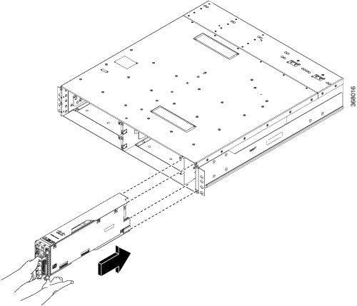 Cisco NCS1K4-CNTLRWK9 controller card in 4U rackmount chassis