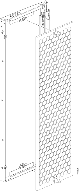 Cisco 8804-FILTER | Air filter | for 8804 4-slot chassis | tool-less front install | field-replaceable media | maintains optimal airflow