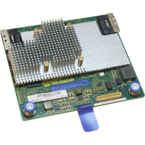 HPE P46140-B21 Gen11 Smart Array 16-port SAS/SATA RAID controller on microchip board with heatsink