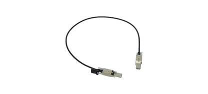 Cisco STACK-T3A-50CM Type 3A black fiber optic stacking cable with silver connectors, 50cm for C9300L/C9300LM