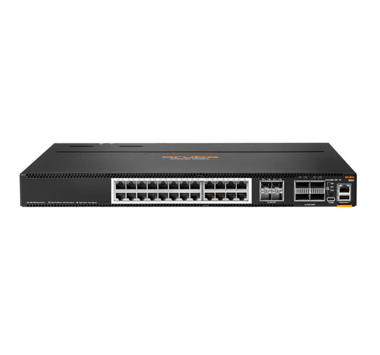 Aruba R9W89A#ABG | 24x 10GBASE-T + 4x 10G SFP+; 4x 40/100G QSFP28 uplinks; Non-PoE; L3 included; BF airflow; 1U; 2x AC PSU