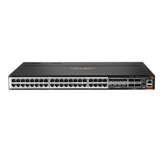 Aruba R9W93A#ABG | 1U switch | 40x10GBASE-T + 8x10G SFP+ access, non-PoE | 4x40/100G QSFP28 uplinks | dual AC PSUs, back-to-front airflow | AOS-CX L3 Base
