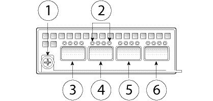 Cisco FPR4K-NM-4X40G | Firewall network module | 4x40GbE QSFP+ | 40GBASE-SR4/LR4 support | MPO-12/LC (per optic) | For 4100 Series