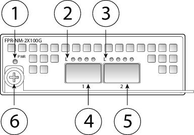 Cisco FPR4K-NM-2X100G | 2x100GbE QSFP28 network module | dual 100G uplinks | expansion for Firepower 4100