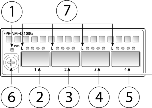 Cisco FPR9K-NM-4X100G | Firewall network module | 4x100G QSFP28 ports | for Firepower 9300/9000 chassis