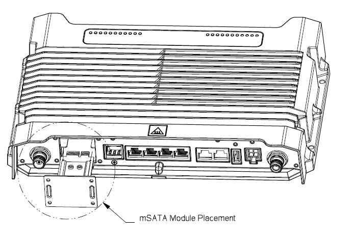 Black and silver Cisco IR-SSD-BLANK mSATA bay blank filler for IR800