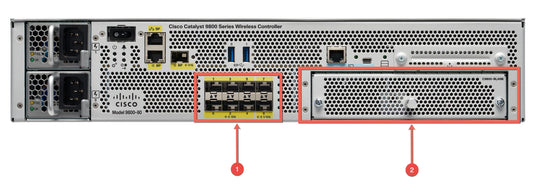 Cisco C9800-10X10GE | Controller port module | 10 x 10GbE SFP+; hot-swappable; for C9800-80