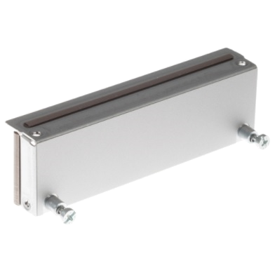 Silver rectangular metal drawer pull with two knobs and central bar for Cisco Catalyst 4500-X