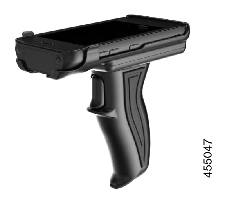 Cisco CP-840S-HANDLE | Pistol-grip scanner handle for 840S | trigger-activated 1D/2D scanning | ergonomic | tool-less attach