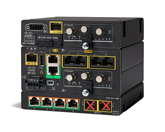 Cisco IR1101 IRM-1100-SPMI expansion module with SFP port and mSATA slot