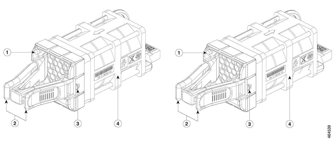 Cisco C9500X-FAN-1U-F 1U fan module with port-side exhaust