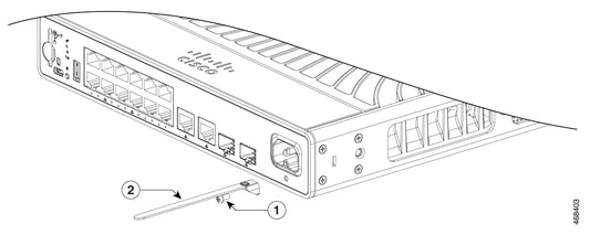 Cisco C9K-CMPCT-PWR-CLP power cable retainer clip for 9200CX switch