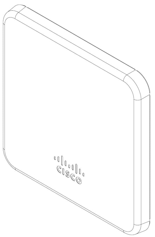 Cisco IW-ANT-PNL25610-R | 2.4/5/6 GHz 10 dBi panel antenna | dual-pol | RP-TNC | 30 deg V / 70 deg H beam