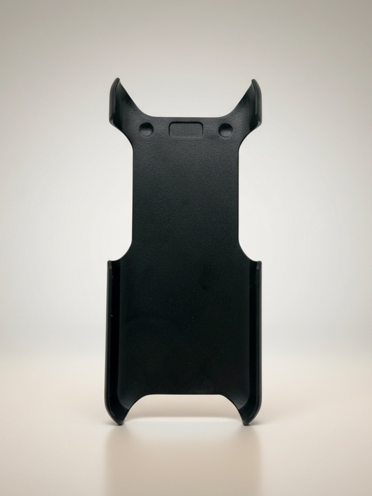 Black plastic phone stand with sleek minimalist design and rounded edges for cisco wp-9821 wireless phone case