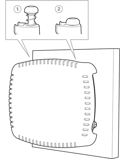 White plastic paintable cover with rounded edges and rectangular cutouts for cisco wireless 9177 series ap