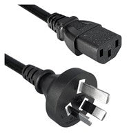 HPE AF569A black 2.5m IEC C13 to AS/NZS 3112 AU power cord