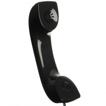 Cisco SPA500-HANDSET | Replacement IP phone handset, black | For SPA 5xx Series desk phones | RJ-9 handset interface | Curly cord not included