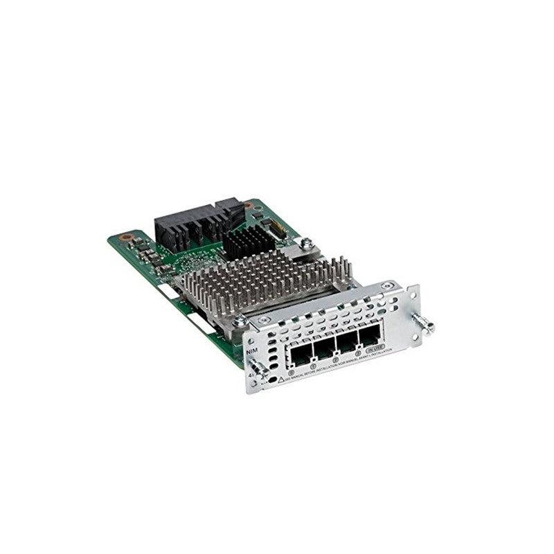 Cisco NIM-4FXSP voice module with silver circuit board