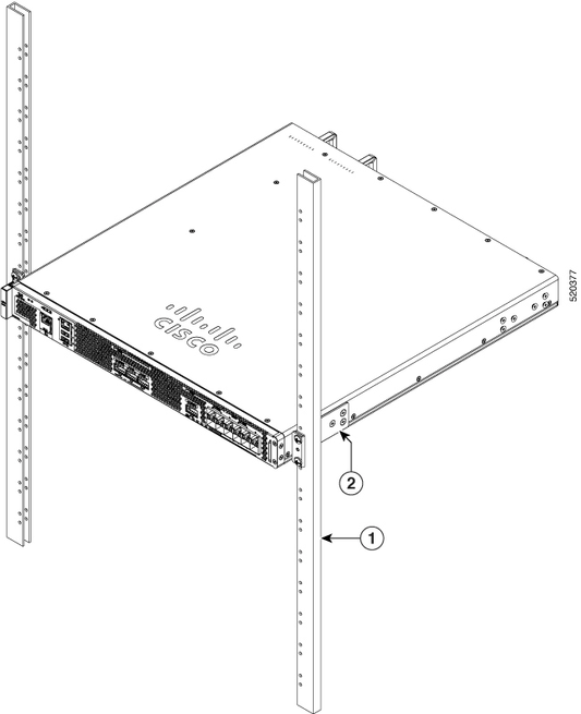 Cisco C8500-ACCKIT-19 19-inch rack-mount kit for 1RU server enclosure