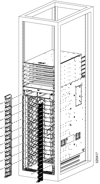 Cisco 8818-CBLMGMT | Cable Management Kit for 8818 Chassis | Front/Rear routing