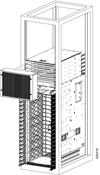 Cisco 8818-KIT | Power shelf bezel + cosmetic door kit with air filter for 8818 chassis; tool-less front access; service-ready