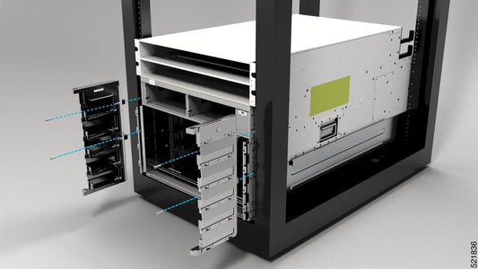 Cisco 8804-CBLMGMT | Cable Management Kit | for 8804 chassis | front cable guides + tie points | clean routing, improved airflow