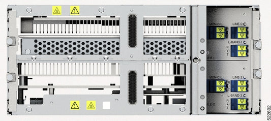 Cisco NCS1K-ILA-C C-band EDFA DWDM amplifier with silver rack