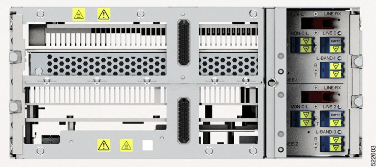 Cisco NCS1K-ILA-2R-C dual Raman in-line amplifier in Dell R640 server rack