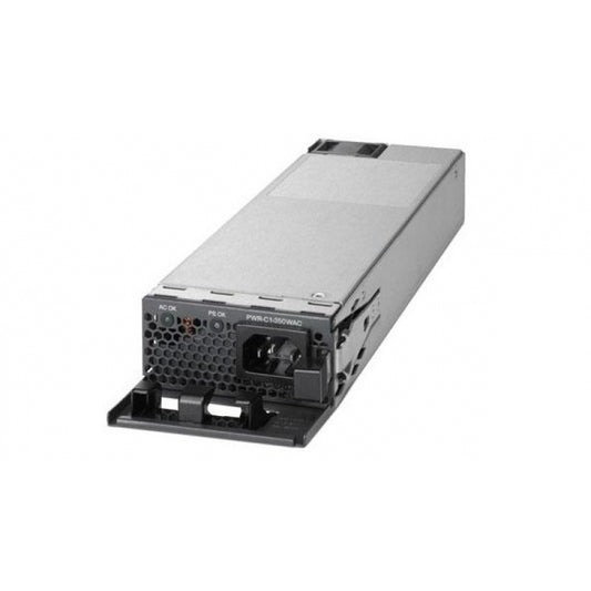 Cisco PWR-C1-350WAC-P/2 350W AC PSU with silver design and black accents