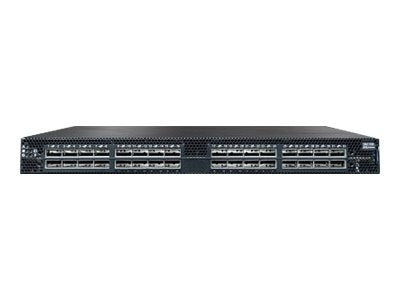 NVIDIA MTEF-KIT-A rack mount kit with black Cisco switch