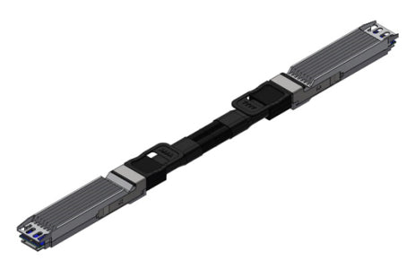 NVIDIA 980-9I601-00N003 400G OSFP AOC 3m gray black cable