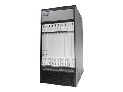 Cisco ASR55-CHS-SYS-U black server rack chassis with silver accents