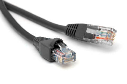 Cisco CAB-ETH-5M 5m black Cat5e UTP RJ45 patch cable with snagless design