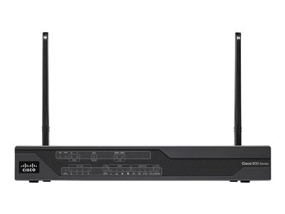 Cisco C881G-4G-GA-K9 router with dual antennas and ports