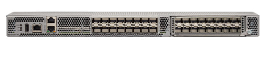 HPE Q9D35B silver server rack with black accents and 32x32G Fibre ports