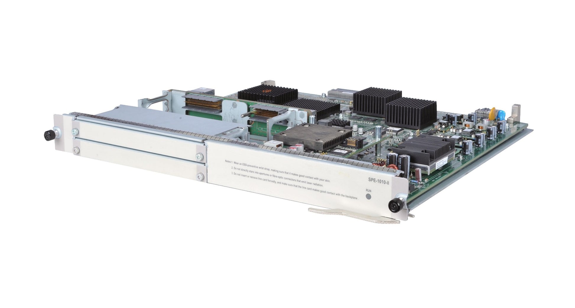 HPE JM046A MSR4000 SPU router module with silver chassis and black heatsinks