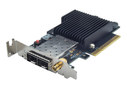 Cisco NXN-K35-2X 2x 10GbE SFP+ SmartNIC with black silver heatsink PCIe Gen3