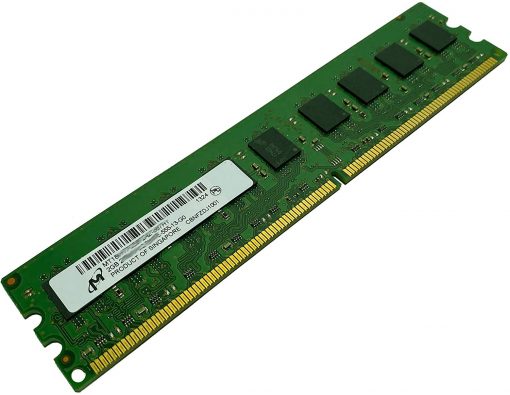 Cisco MEM-1900-512MB 512MB DDR3 RAM module with green PCB and silver contacts