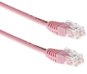 Pink Cisco 72-1523-01 RJ11 to RJ11 DSL modem cable, 10 ft