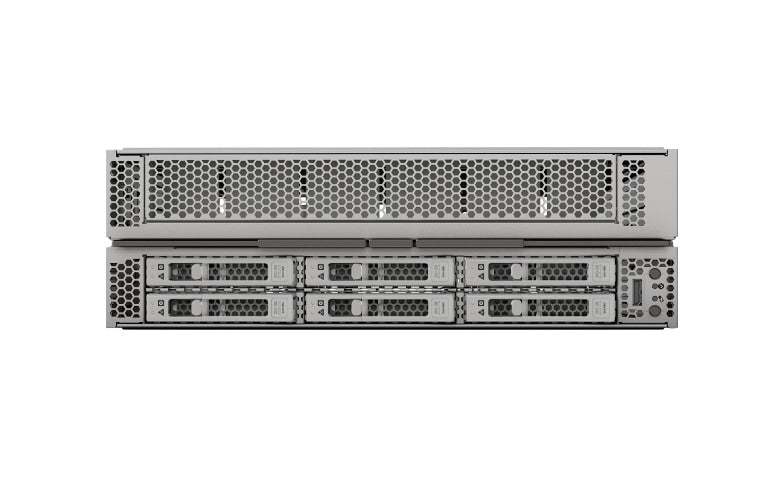 Cisco UCSX-410C-M7 4S compute node silver server rack with drives and ports