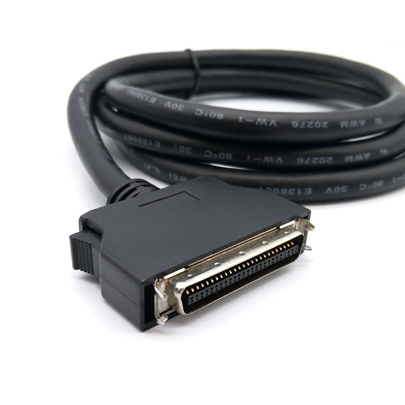 Cisco 15454-M-AEXPCBL black DB-25 parallel SCSI cable with braided shielding
