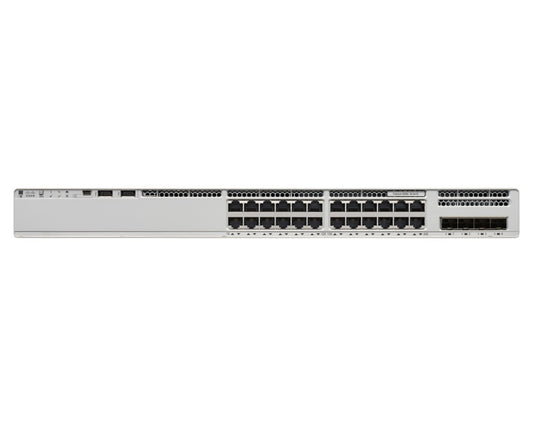 Cisco C9200-24T-E | 24x 1G RJ-45, non‑PoE | modular uplinks: 4x SFP/SFP+ (1/10G) | Network Essentials