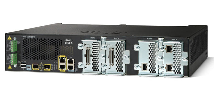 Cisco CGR-2010-SEC/K9 | Industrial Router | 2x 1G LAN/WAN | 4x GRWIC slots | SEC license (Advanced Security)