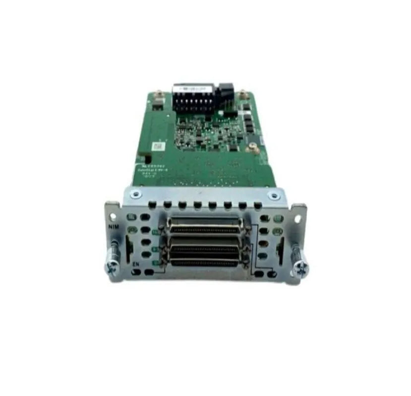 Cisco NIM-24A 24-port async serial module with silver board and green components