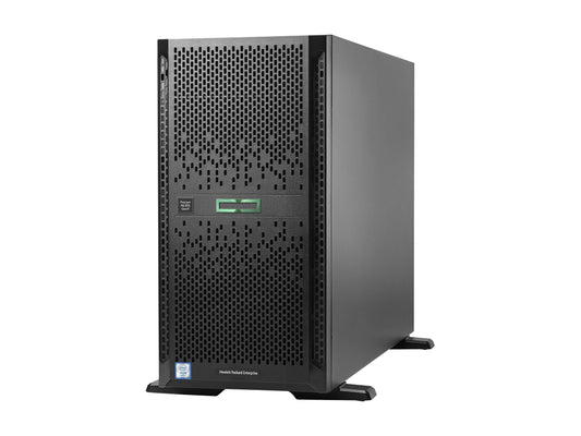 HPE HPE-ML350-G9 | Tower server | 2-socket Xeon E5-2600 v3/v4 | 24 DIMM DDR4 up to 3TB | Flexible 8–24 SFF or 8/12 LFF bays | Smart Array B140i/P440ar | 4x 1GbE | iLO 4 | Hot-plug redundant PSUs