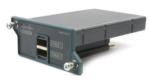 Cisco C2960S-STACK FlexStack module with USB ports and metal casing