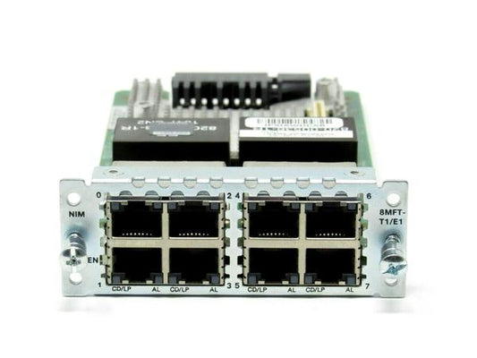 Cisco NIM-8MFT-T1/E1 8-port Ethernet switch module