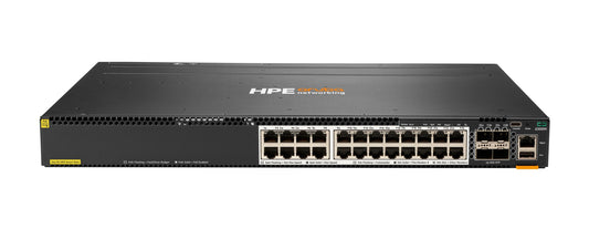 Aruba JL660A | 24x 1/2.5/5G mGig, PoE Class 6 (60W), 4x 25G SFP56 uplinks, AOS-CX (no license req.)