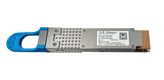NVIDIA MMS1V00-WM | 400G transceiver | QSFP-DD | 400GBASE-DR4 | 1310nm SMF | 500m | MPO-12 APC