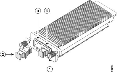Cisco CWDM-XENPAK-1490-40K heat exchanger with metallic ribbed fins